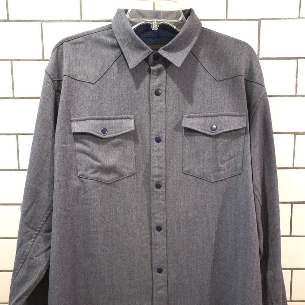 Howler Bros Stockman Stretch Snapshirt Yonder Blue